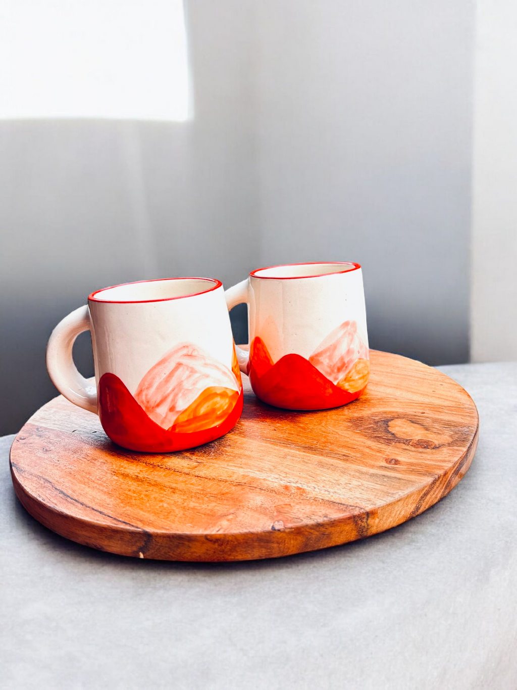 Tu Meri Pahadon Ki Shaanti Hai - Ceramic Mug for Valentine's Day Gift (Set of 2)
