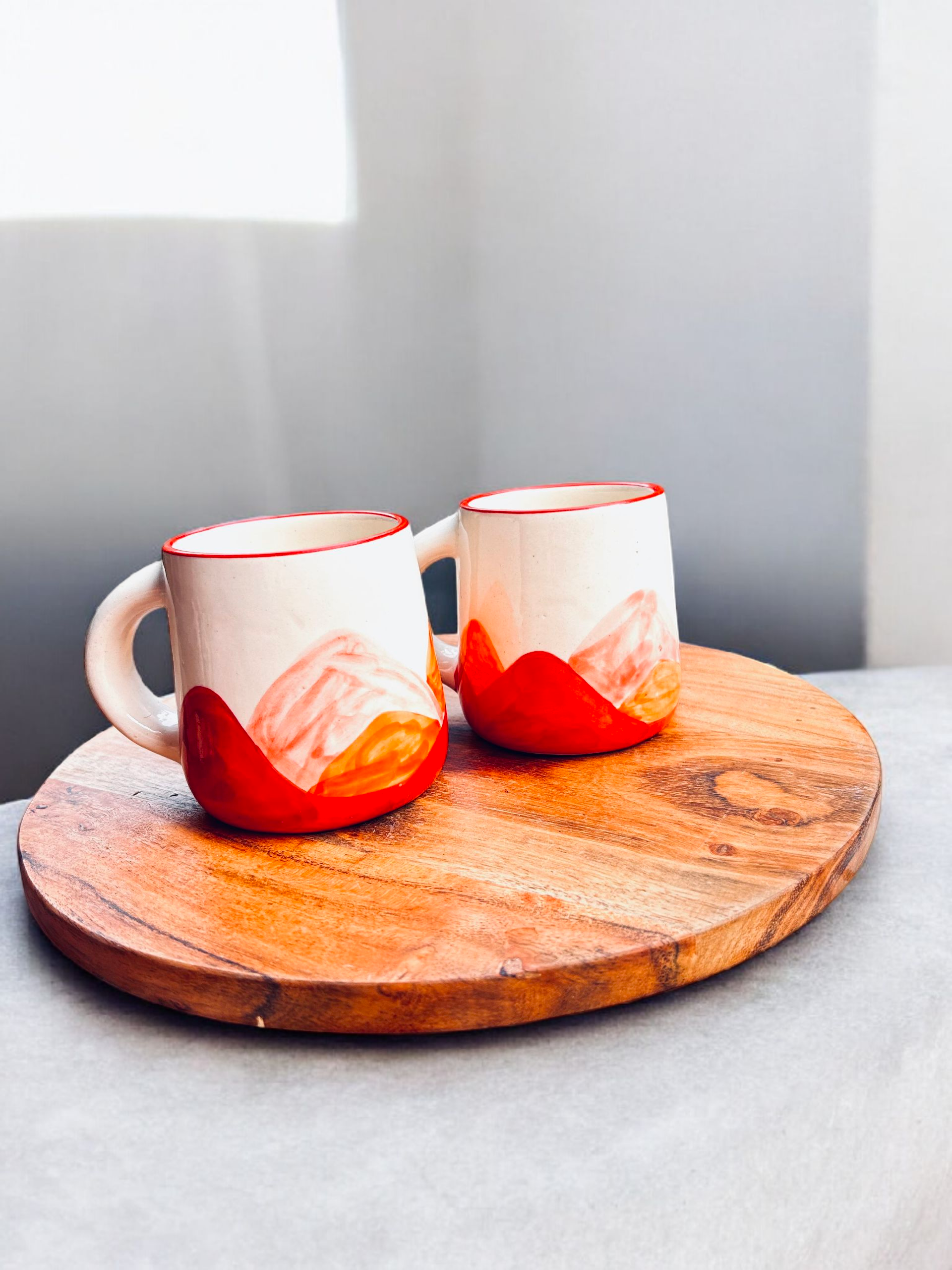 Tu Meri Pahadon Ki Shaanti Hai - Ceramic Mug for Valentine's Day Gift (Set of 2)