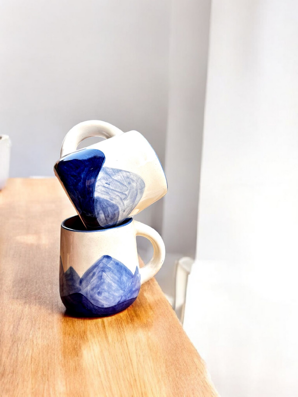 Sukoon Wala Pyaar - Best Quality Ceramic Mug for Everyday Coffee/Tea (Set of 2)