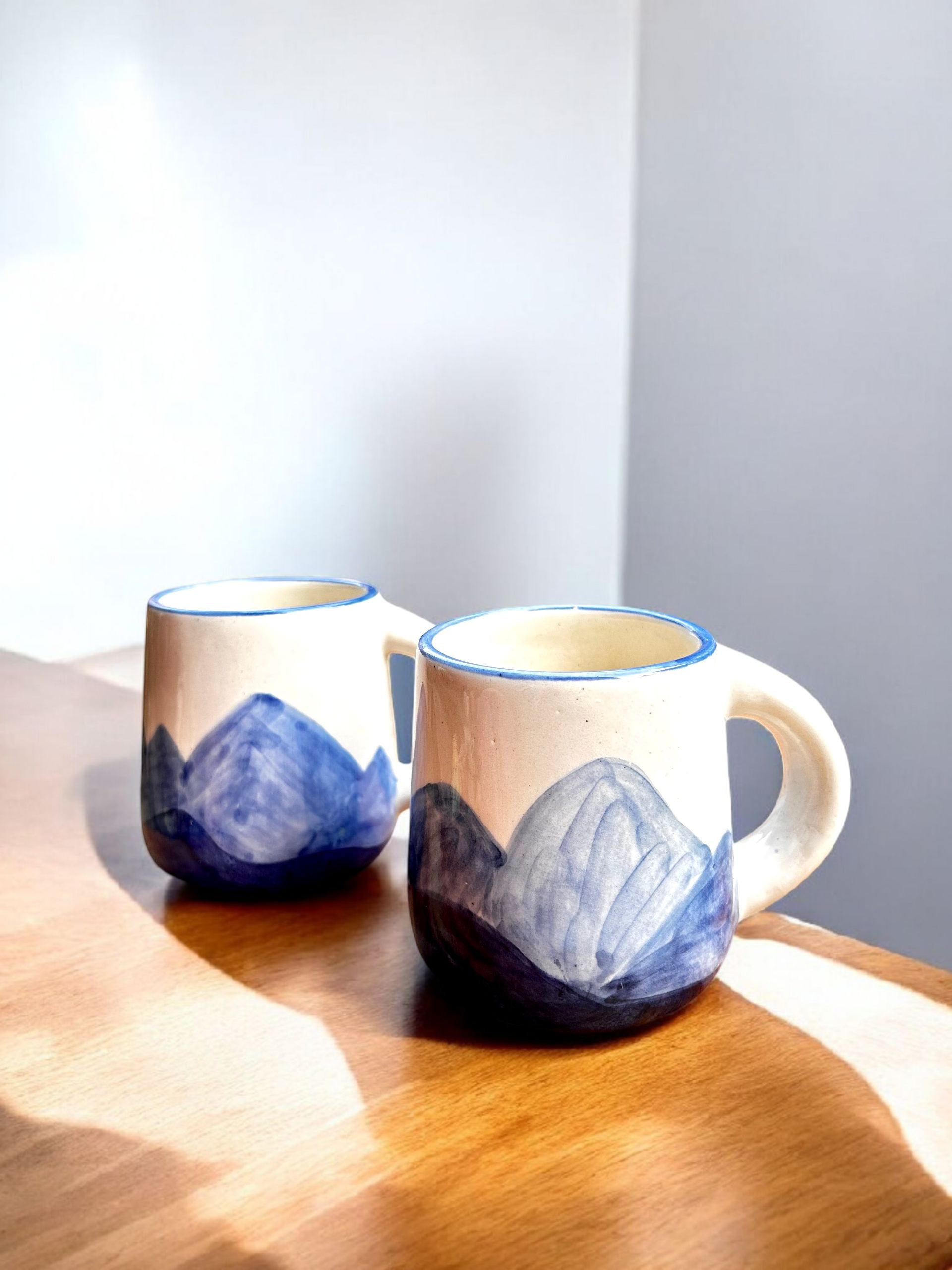 Sukoon Wala Pyaar - Best Quality Ceramic Mug for Everyday Coffee/Tea (Set of 2)