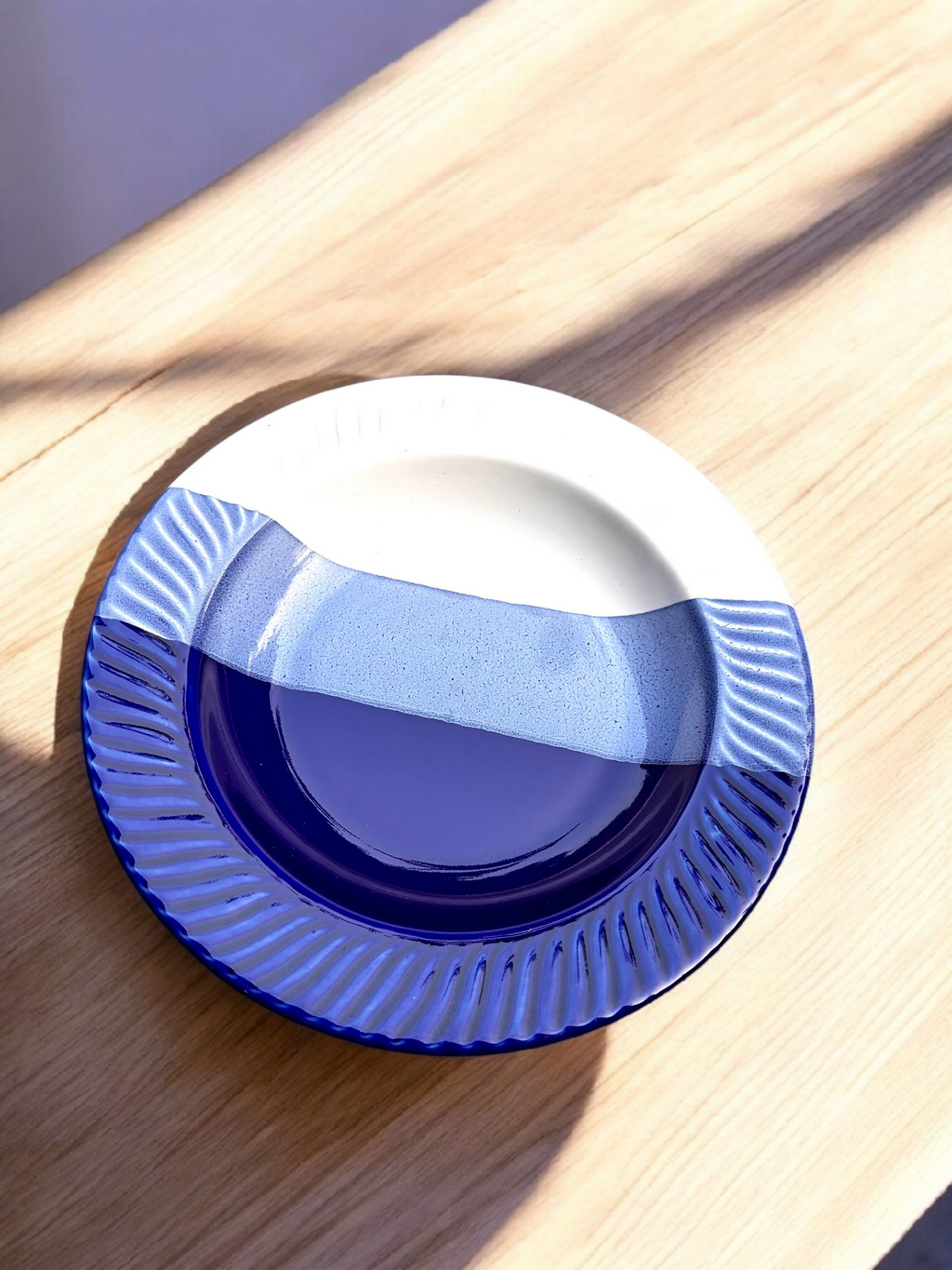 Indigo Eclipse Ceramic Big Pasta Plate 🌙  (Set of 2)