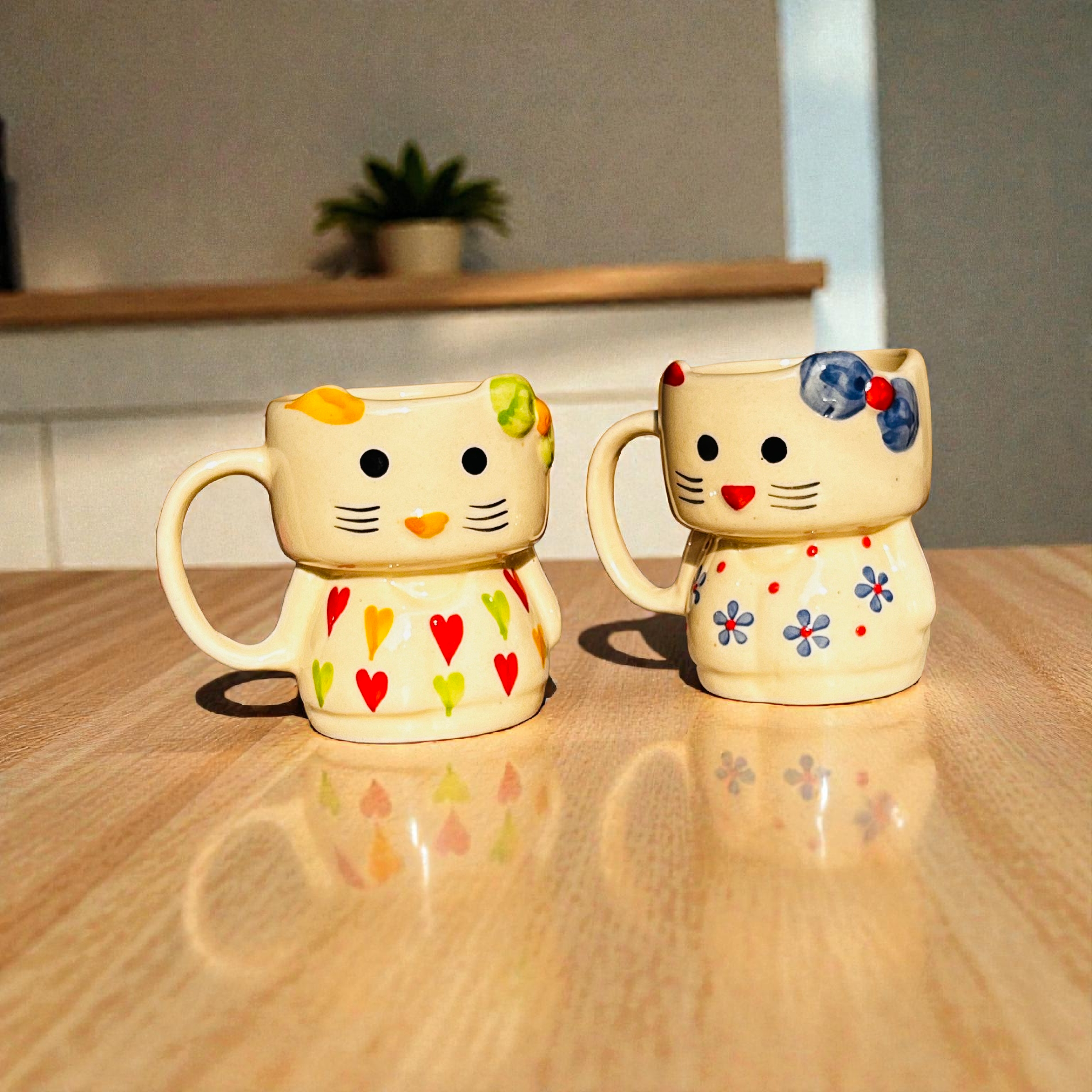 The Purrfect Blossom Mug (2 Pc.) - 100% Chemical Free, Handmade and Filled with love (Copy)