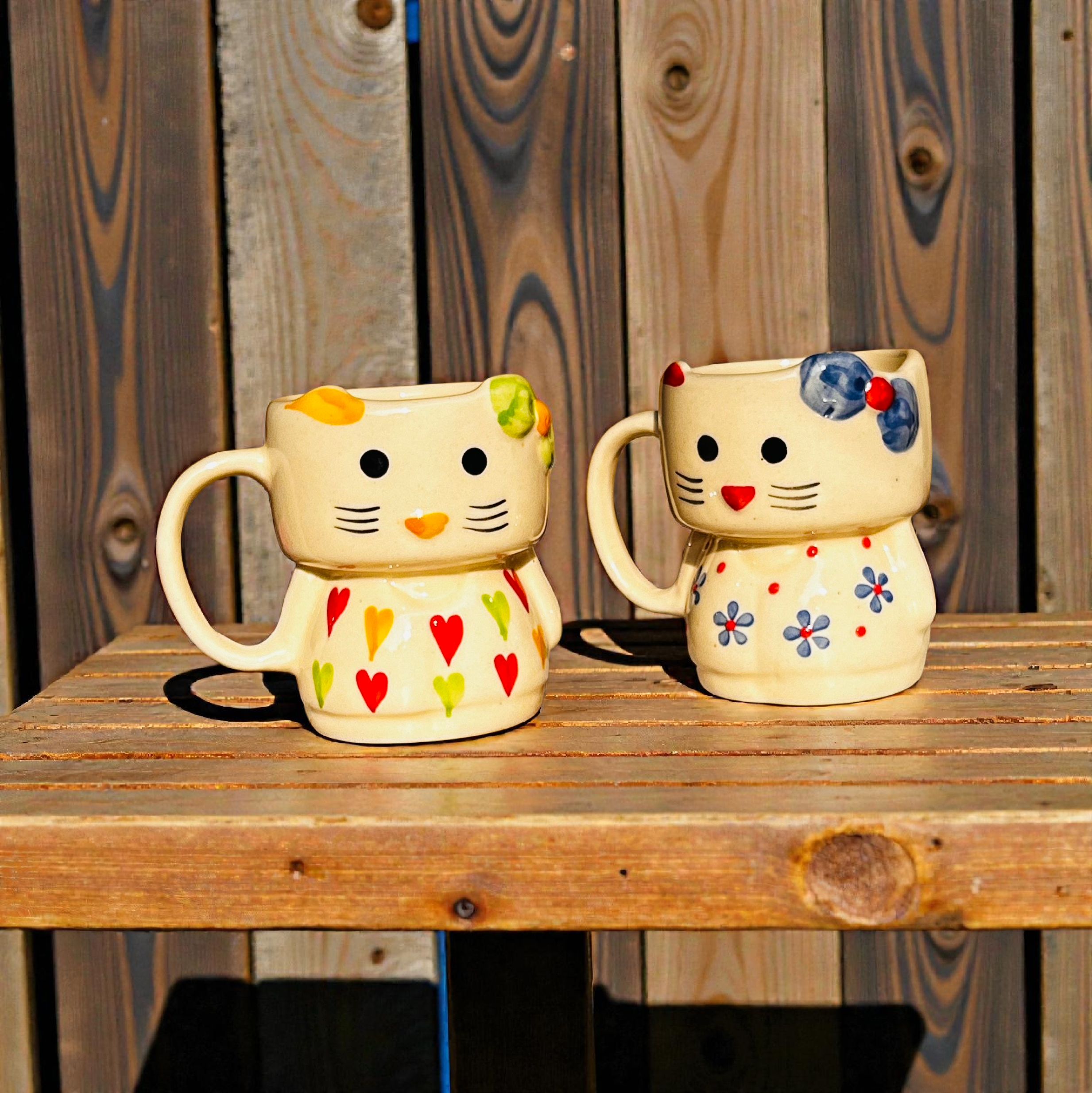 The Purrfect Blossom Mug (2 Pc.) - 100% Chemical Free, Handmade and Filled with love (Copy)