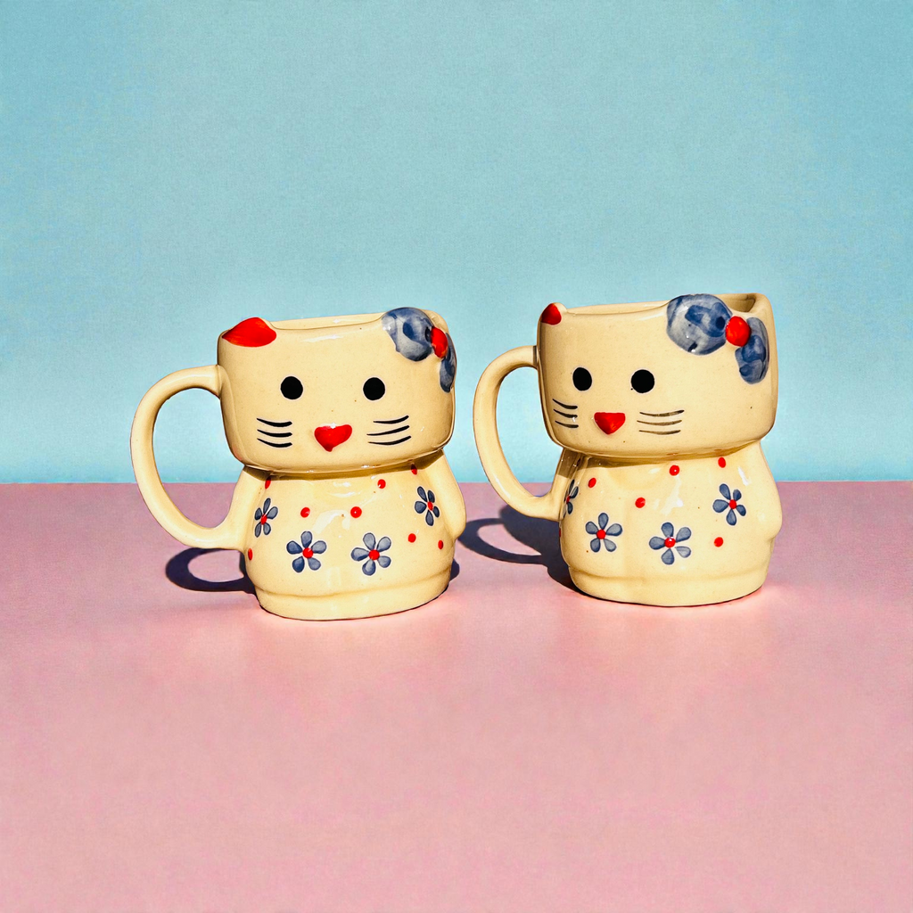 The Purrfect Blossom Mug (2 Pc.) - 100% Chemical Free, Handmade and Filled with love (Copy)