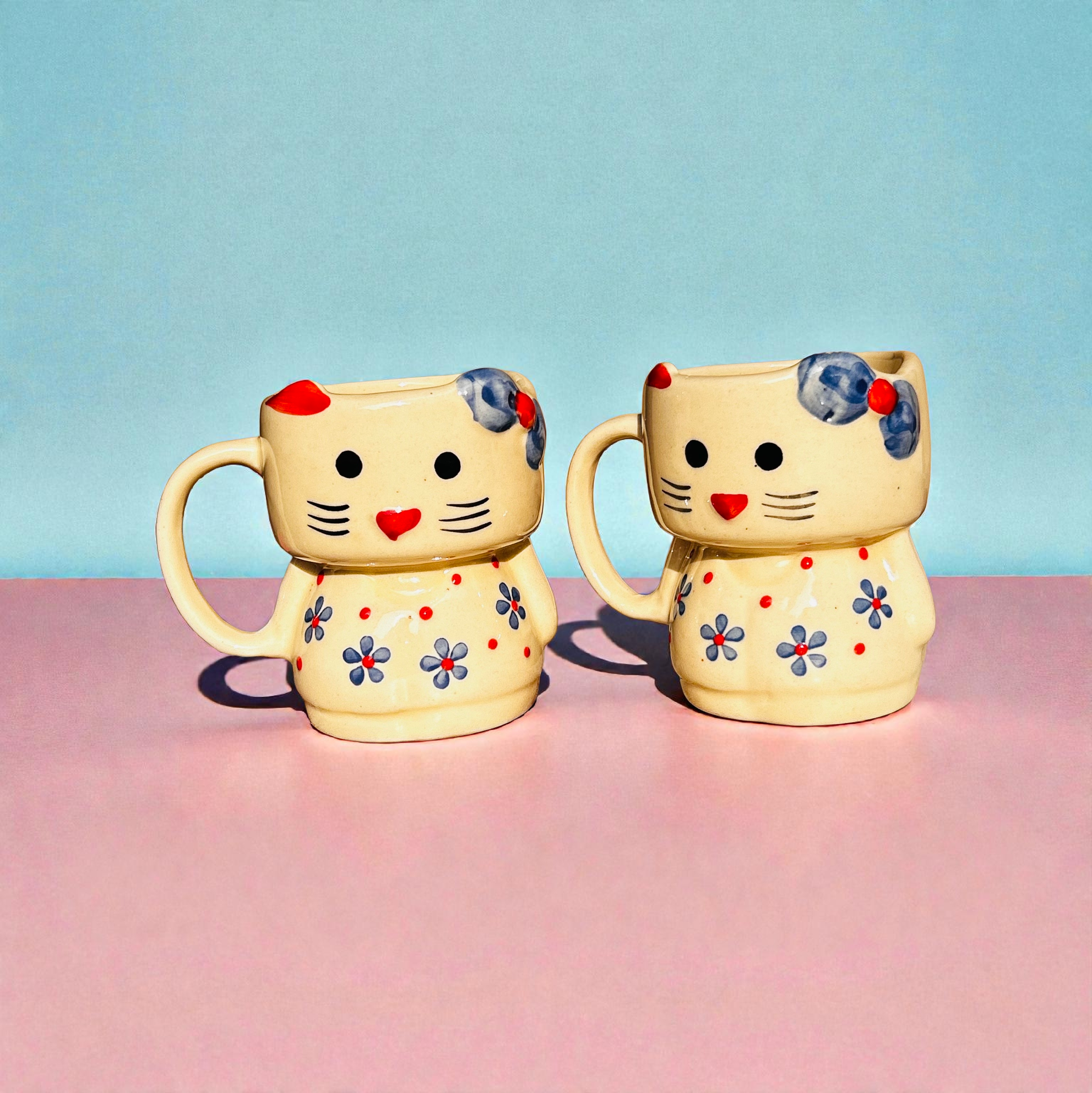 The Purrfect Blossom Mug (2 Pc.) - 100% Chemical Free, Handmade and Filled with love (Copy)