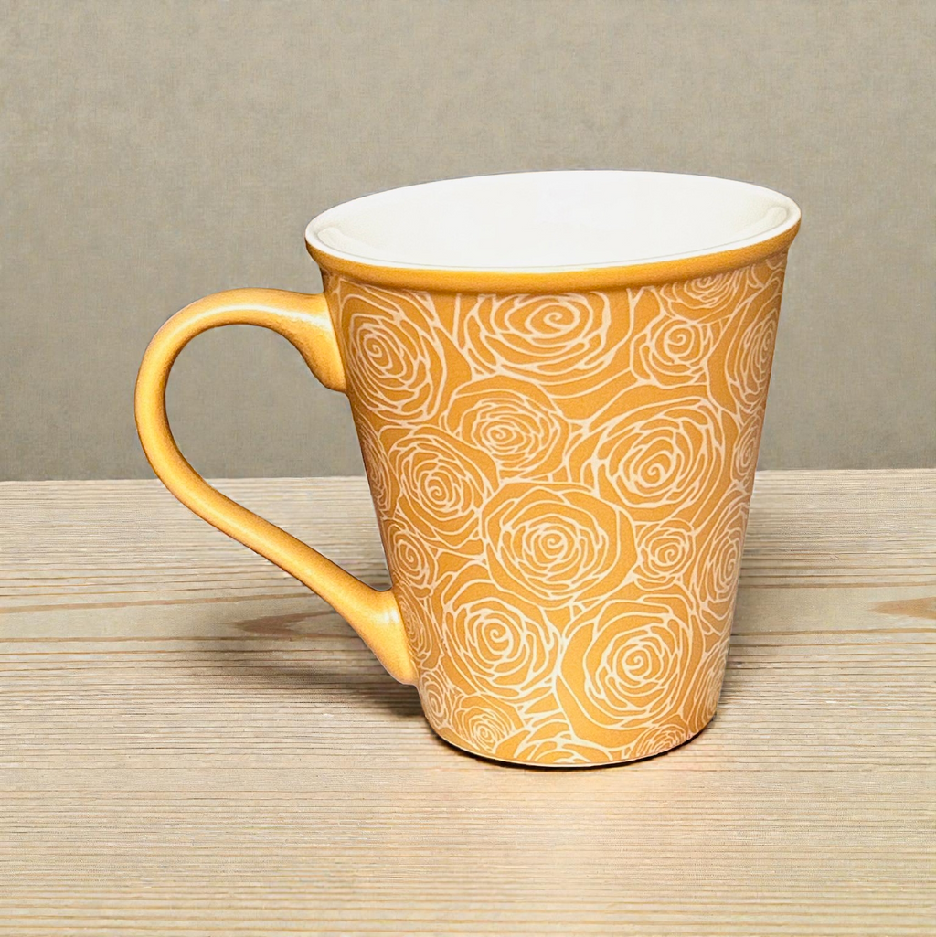 Verdant Handcrafted Ceramic Coffee Mug Set (Set of 2)