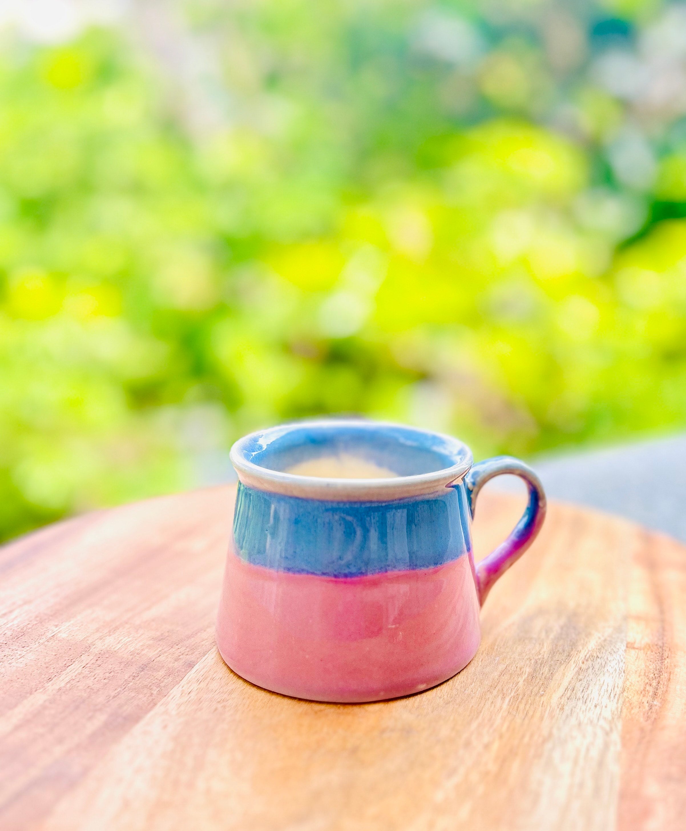 Pastel Blue & Pink Two-Tone Tea/Coffee Mug - 300 ml