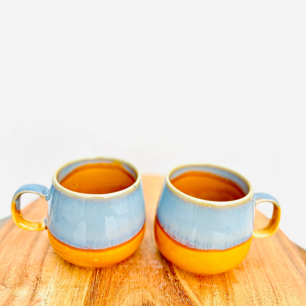Grey & Mustard Two-Tone Coffee/Tea Mug