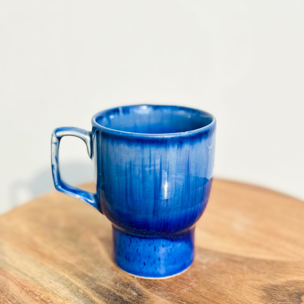Deep Blue Ombre Artisan Coffee/Tea Mug