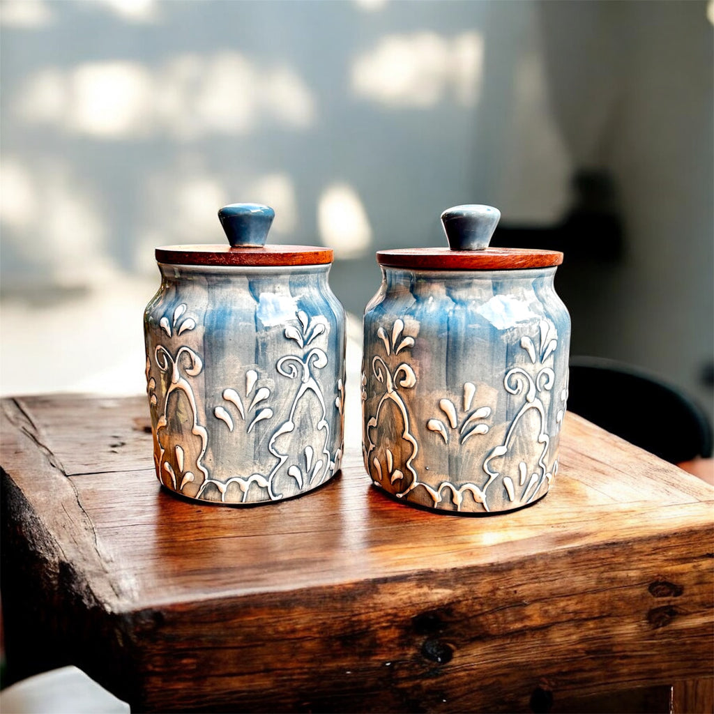 The Sunshine Jar - Grey - (2Pc.)