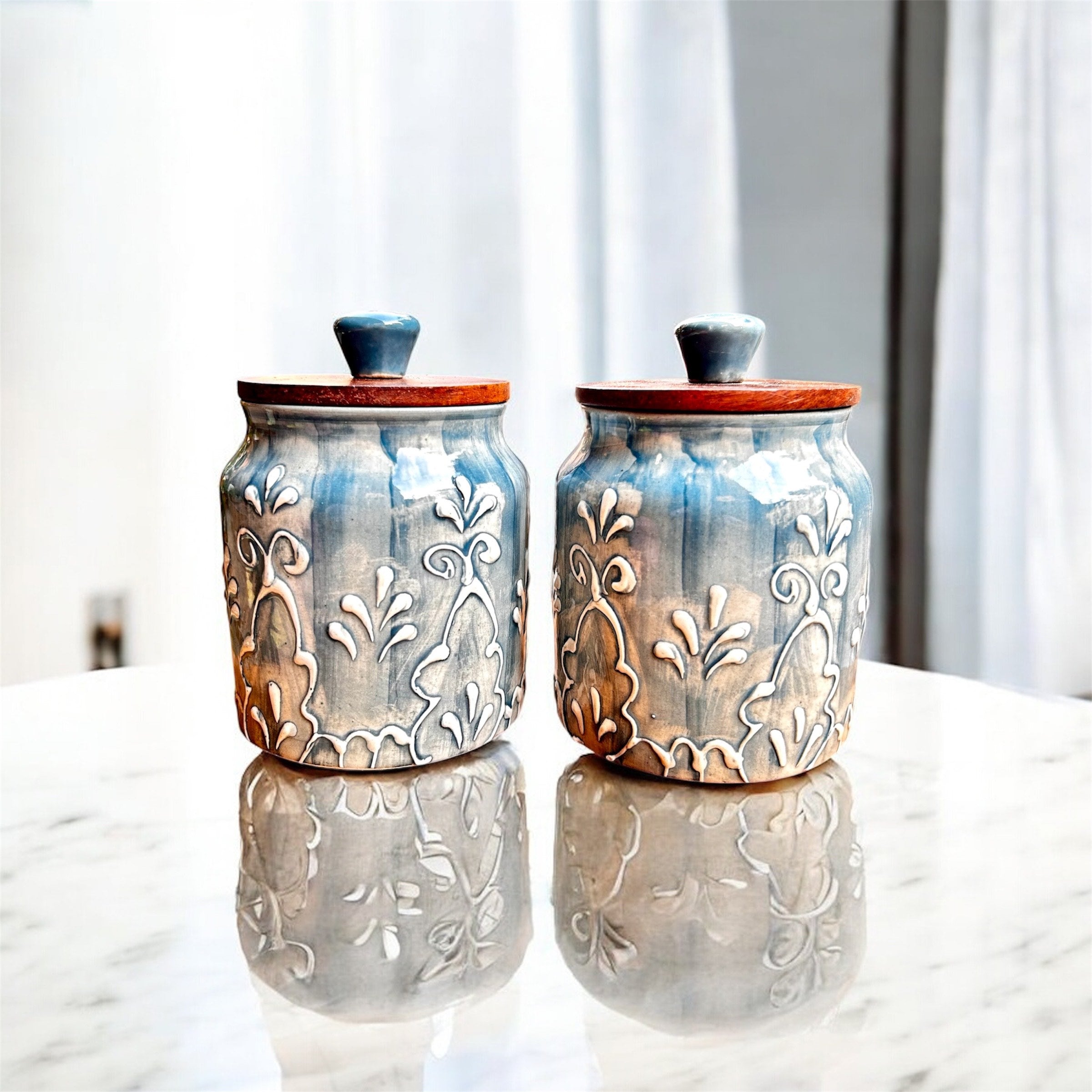 The Sunshine Jar - Grey - (2Pc.)