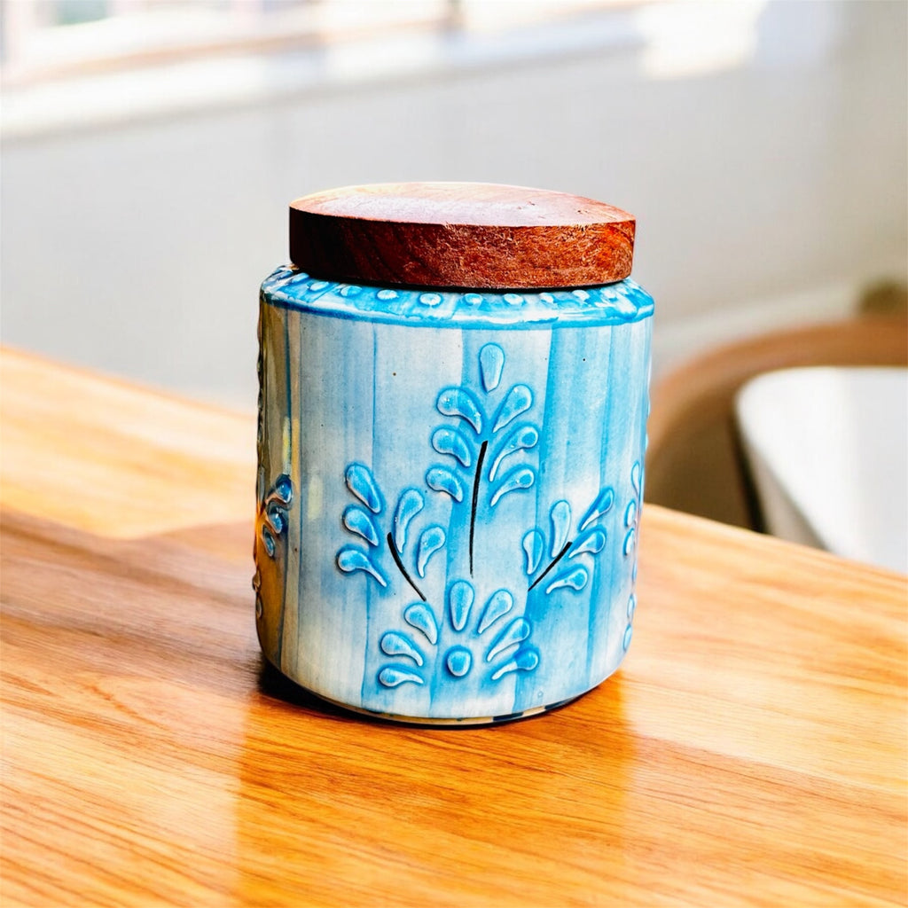 No More Boring Storage Jar - Blue (1Pc.)
