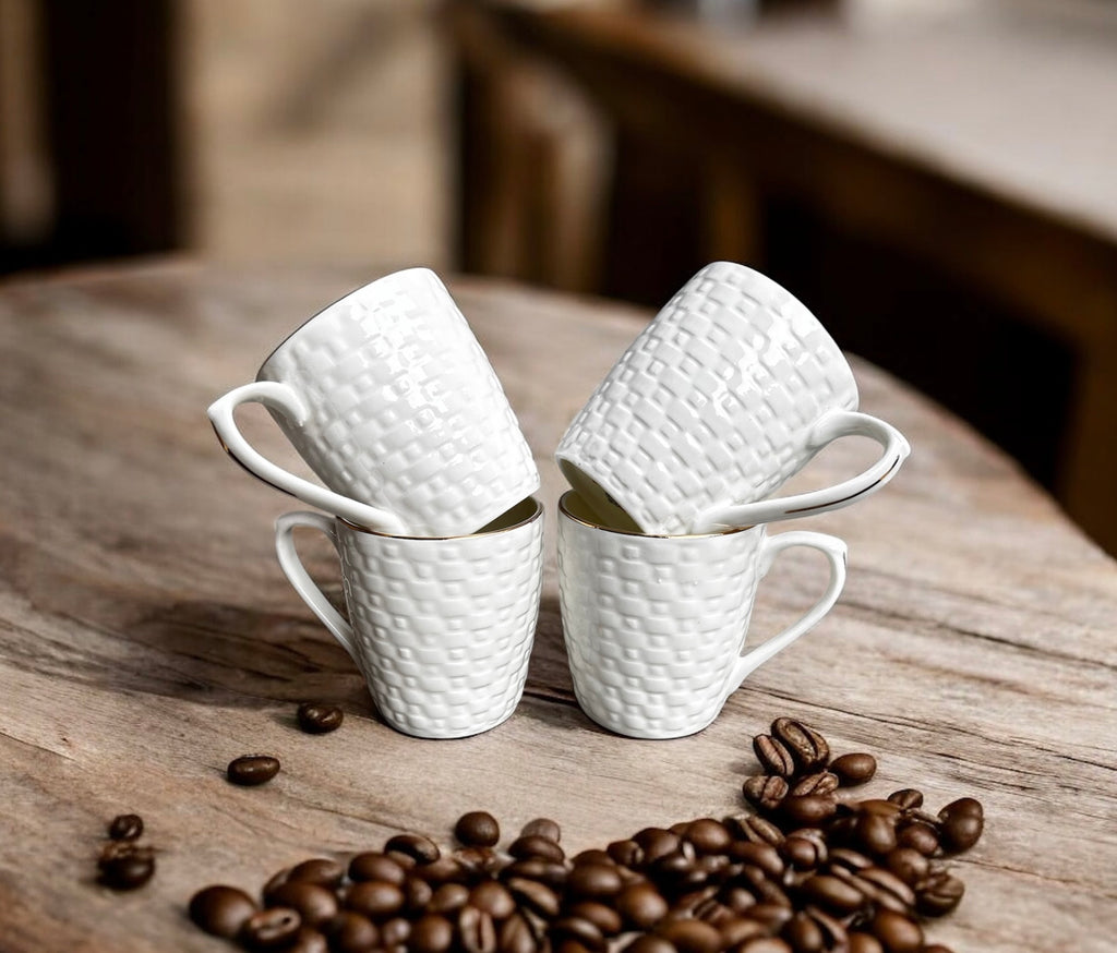 Ivory Darbar Gold Lining Mug (6-Piece)
