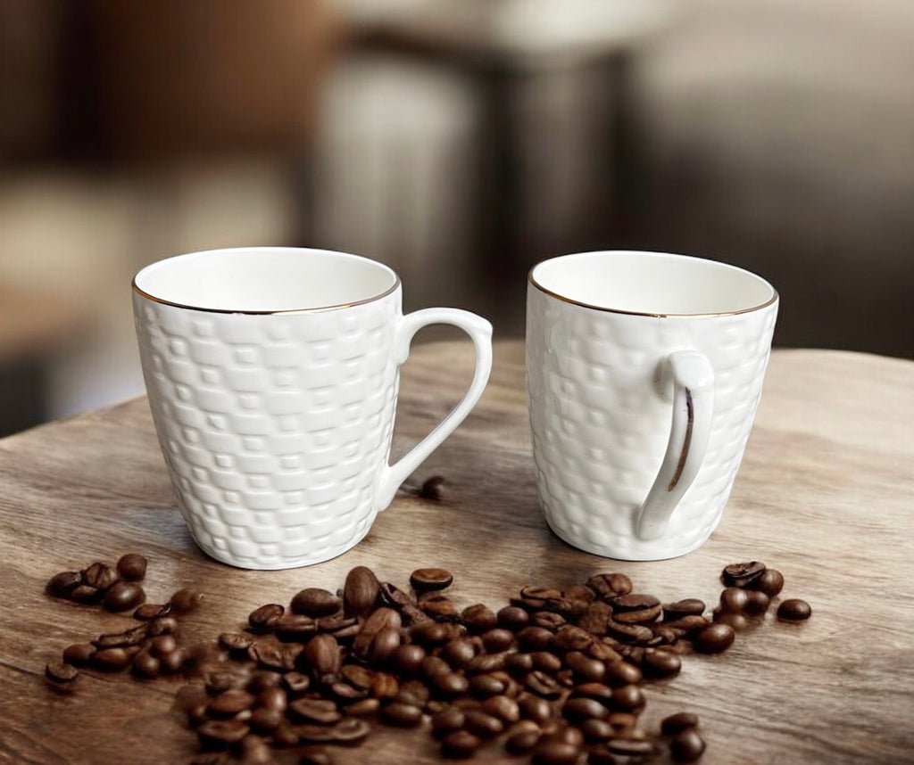 Ivory Darbar Gold Lining Mug (6-Piece)
