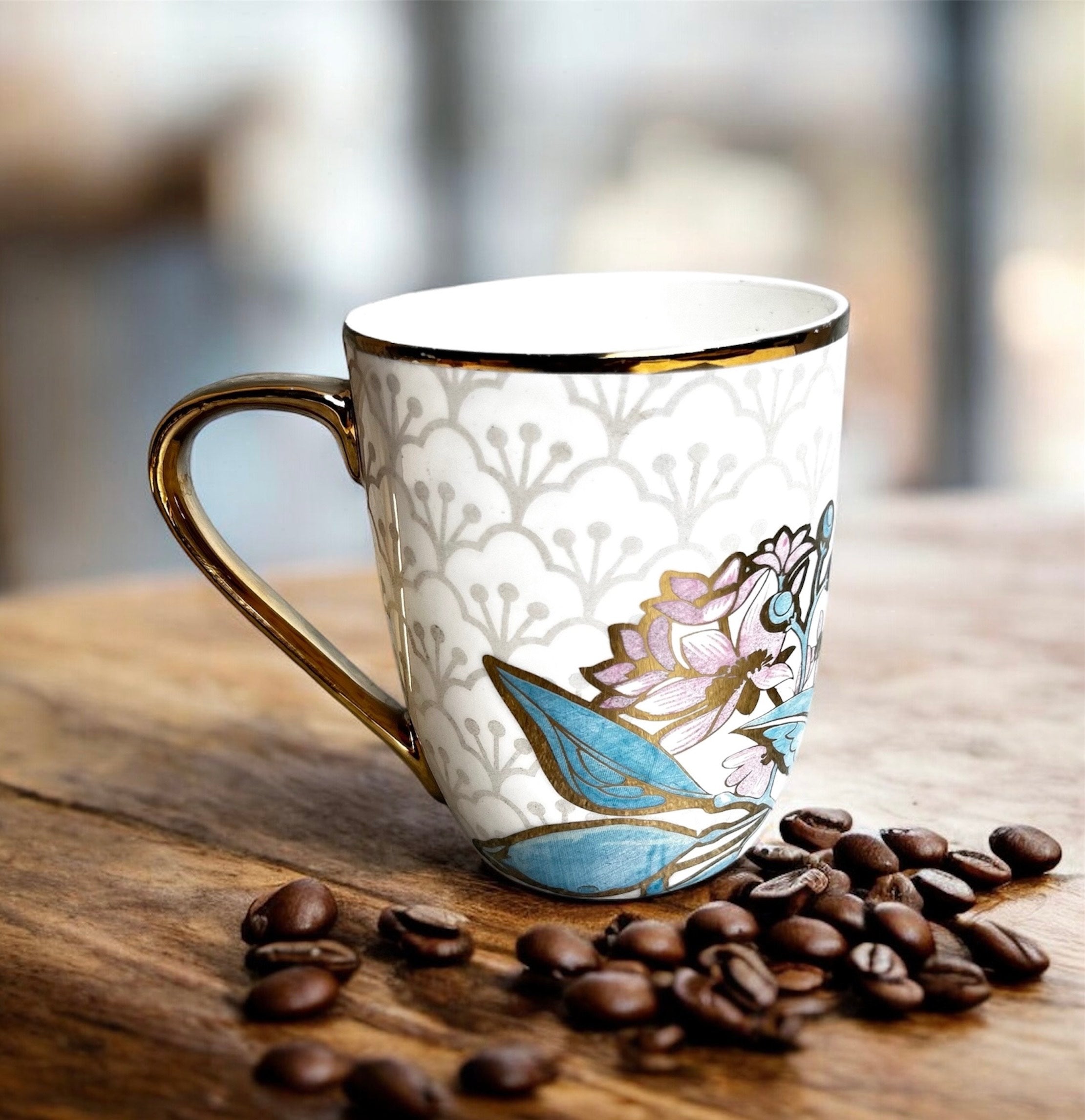 The Royal Lotus Pavilion Mug ⭐ (1-Piece)
