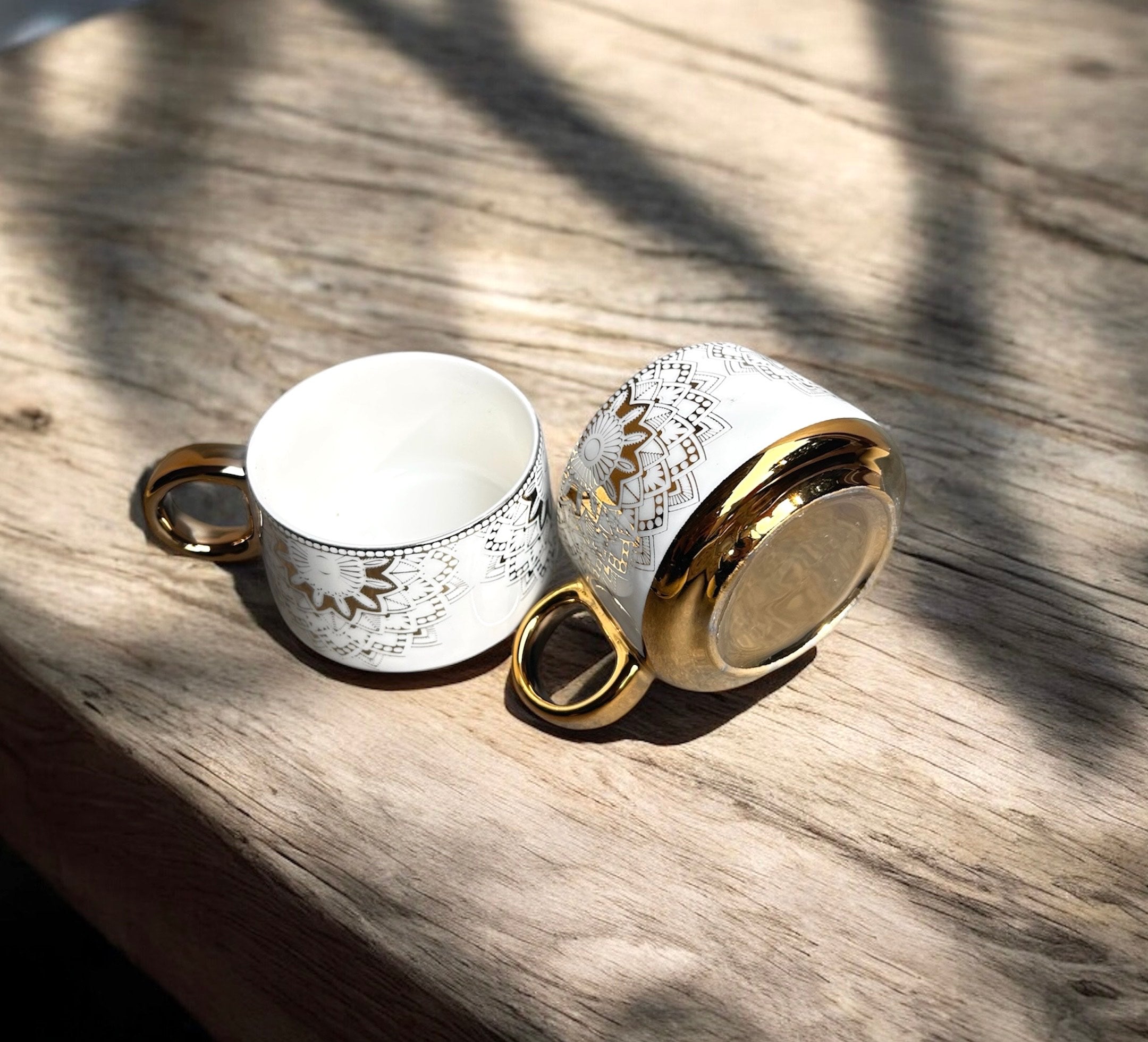 Noor Mandala Tea/Coffee Cup – Royal Palace Collection (6-Piece)