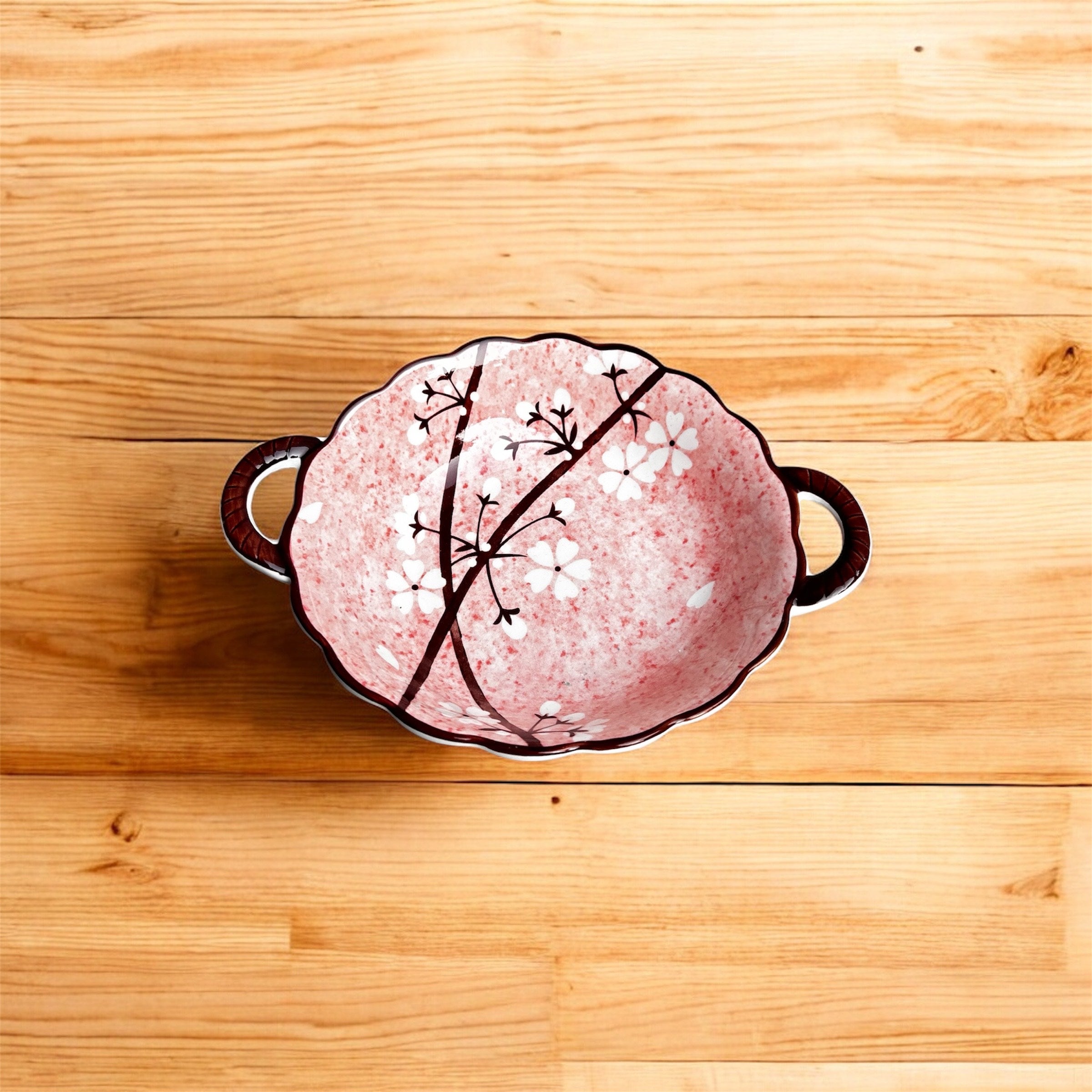 Handcrafted Porcelain Platter & Bowl Serving Set (4-Piece)