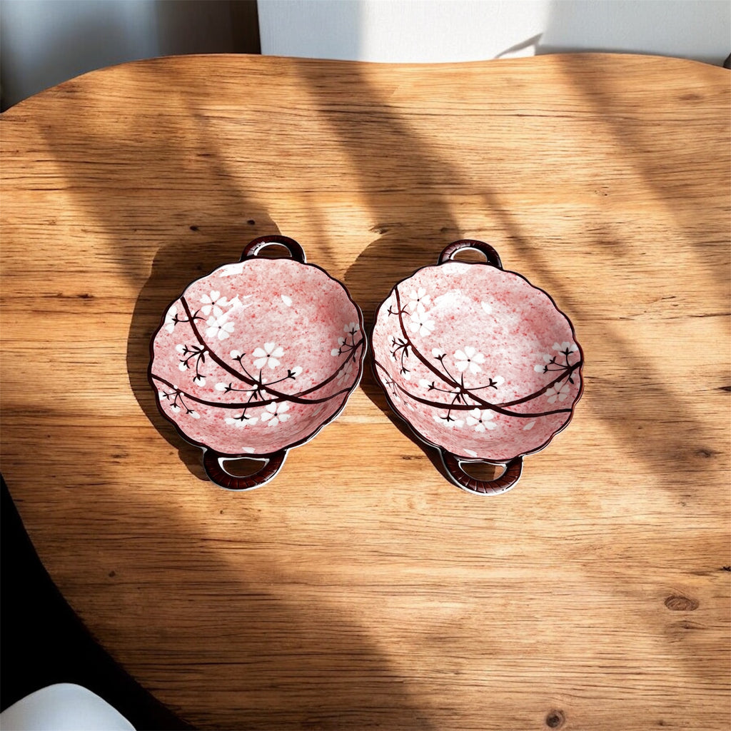 Handcrafted Porcelain Platter & Bowl Serving Set (4-Piece)