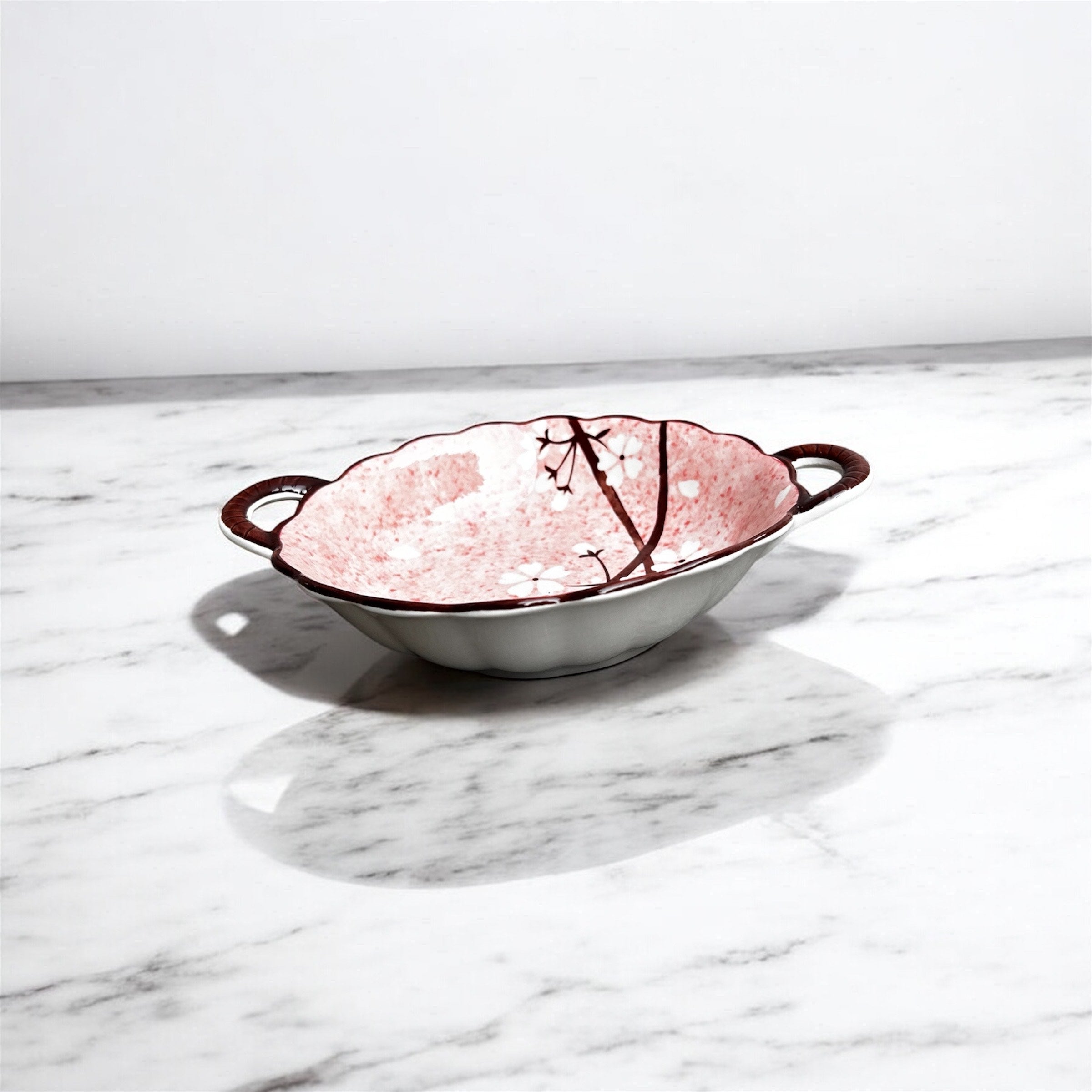 Handcrafted Porcelain Platter & Bowl Serving Set (4-Piece)
