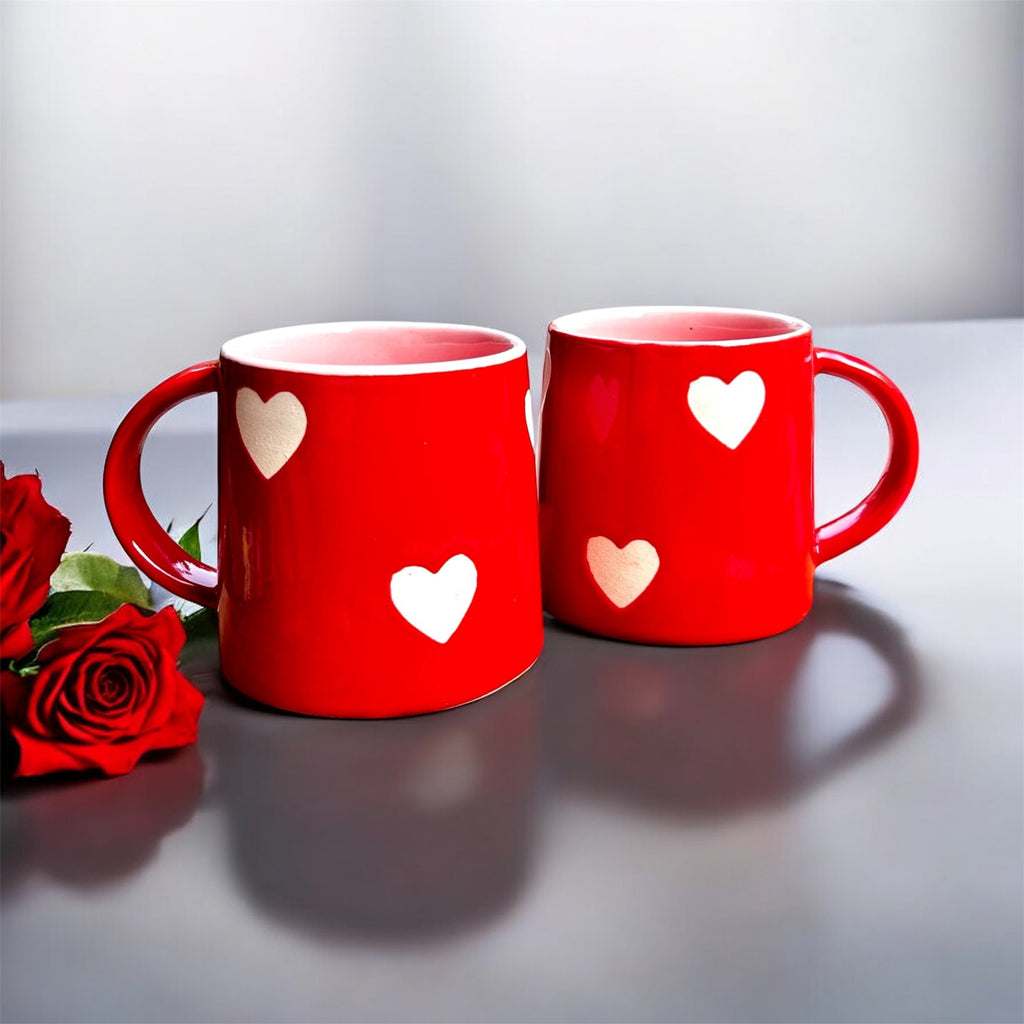 Tu Meri Morning Hai - Handmade Chemical Free Mug for Valentine's Day (2Pc.)