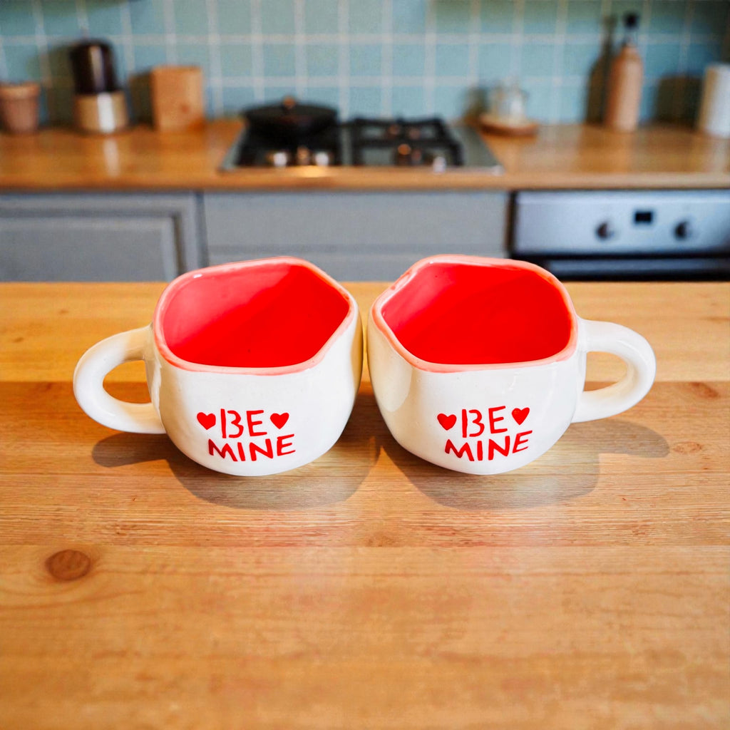 Be Mine Forever Mug - 100% Chemical free, Women's Day Gifting (set of 2)