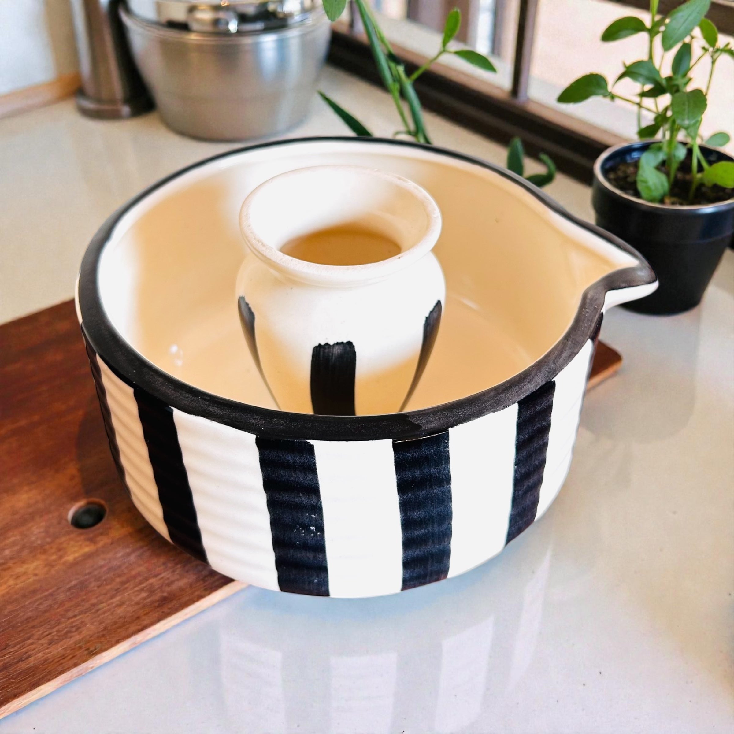 Hikari Ritual Matcha Set - Black and white - Premium Ceramic & 100% Chemical Free