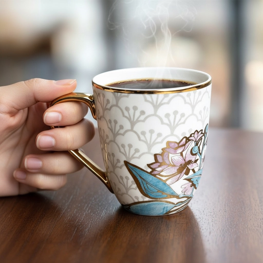 The Royal Lotus Pavilion Mug ⭐ (1-Piece)