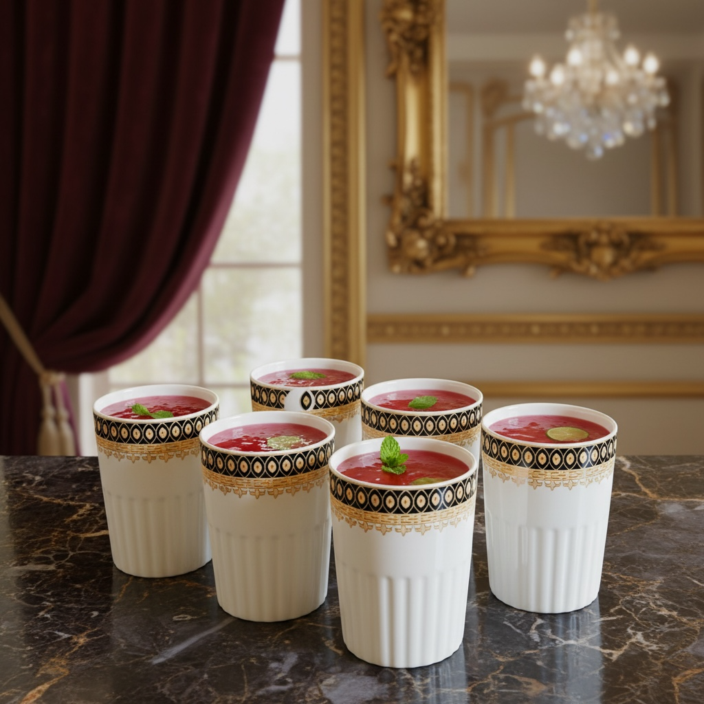 Rajvansh Royale Porcelain Kulhad & Sharbat Set