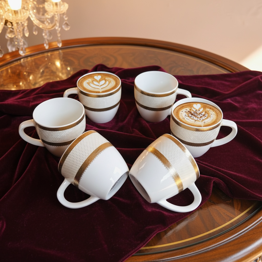 Sunehri Essence Royale Cup Set (6-Piece)
