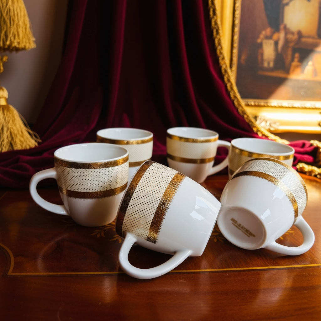 Sunehri Essence Royale Cup Set (6-Piece)