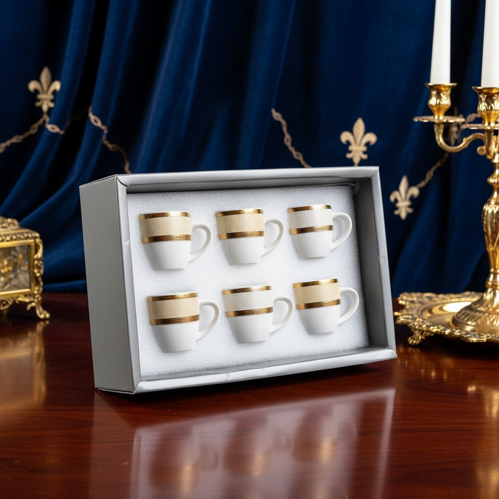 Sunehri Essence Royale Cup Set (6-Piece)