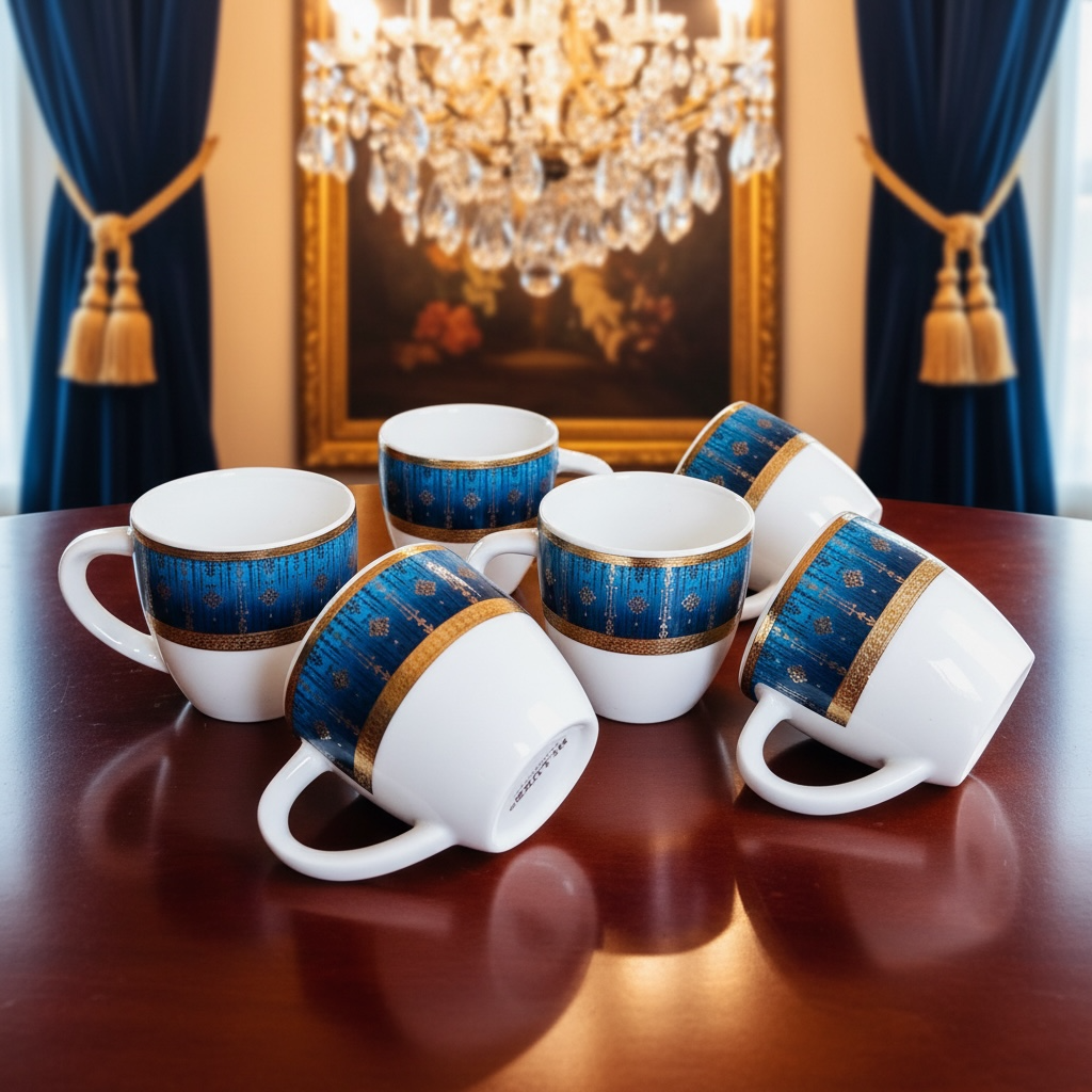 Neel Mahal Royale Porcelain Cup Set