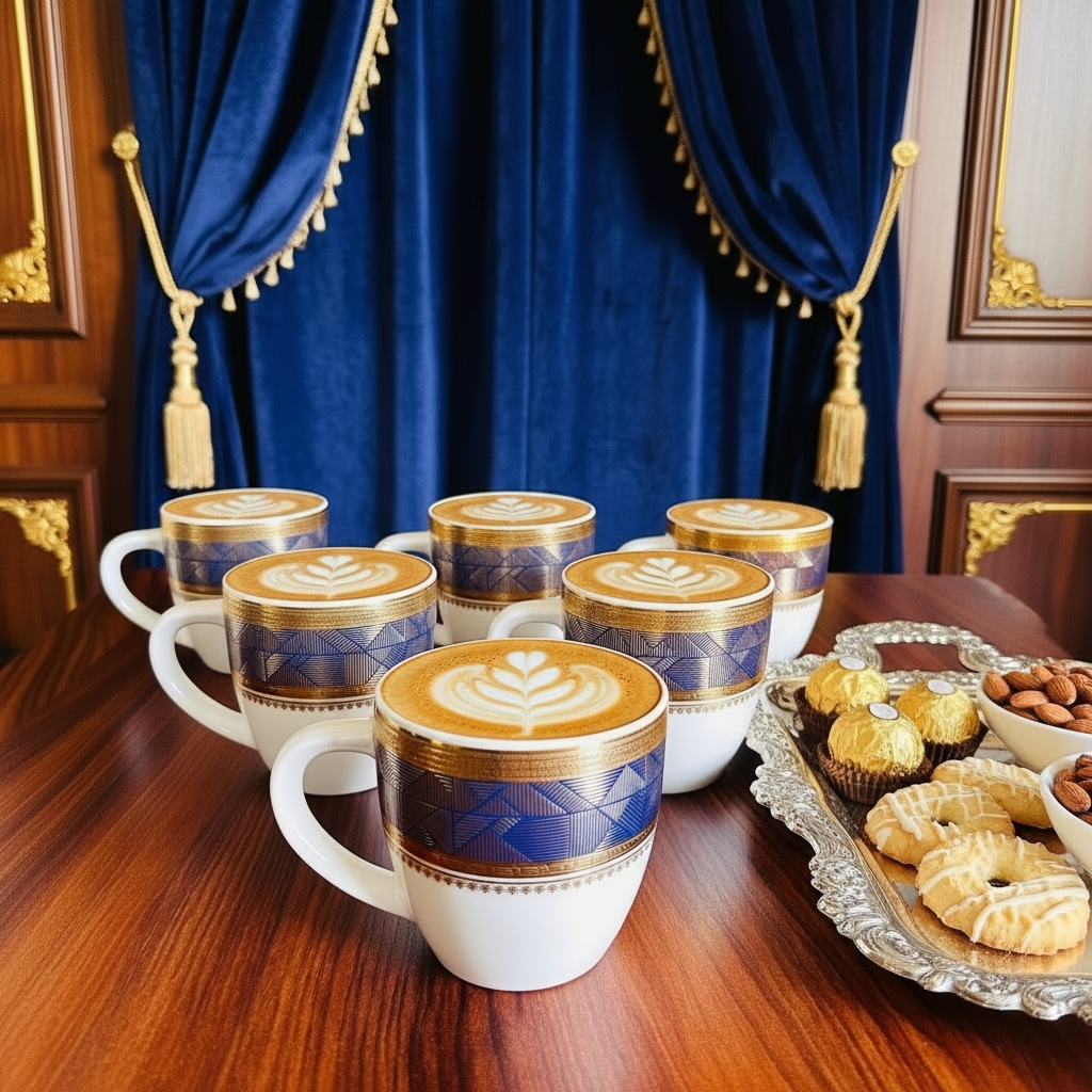 Maharaja Graphite Luxe Cup Set