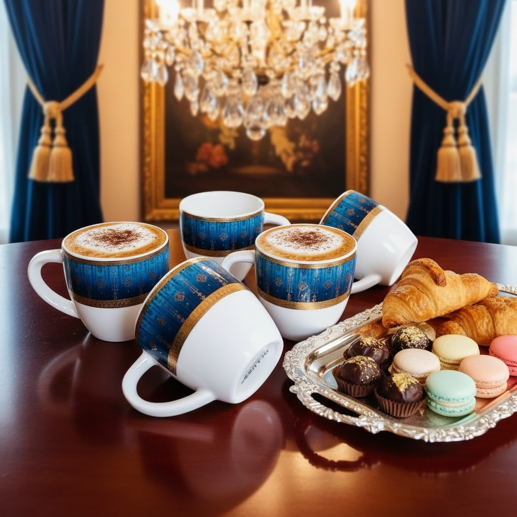 Neel Mahal Royale Porcelain Cup Set