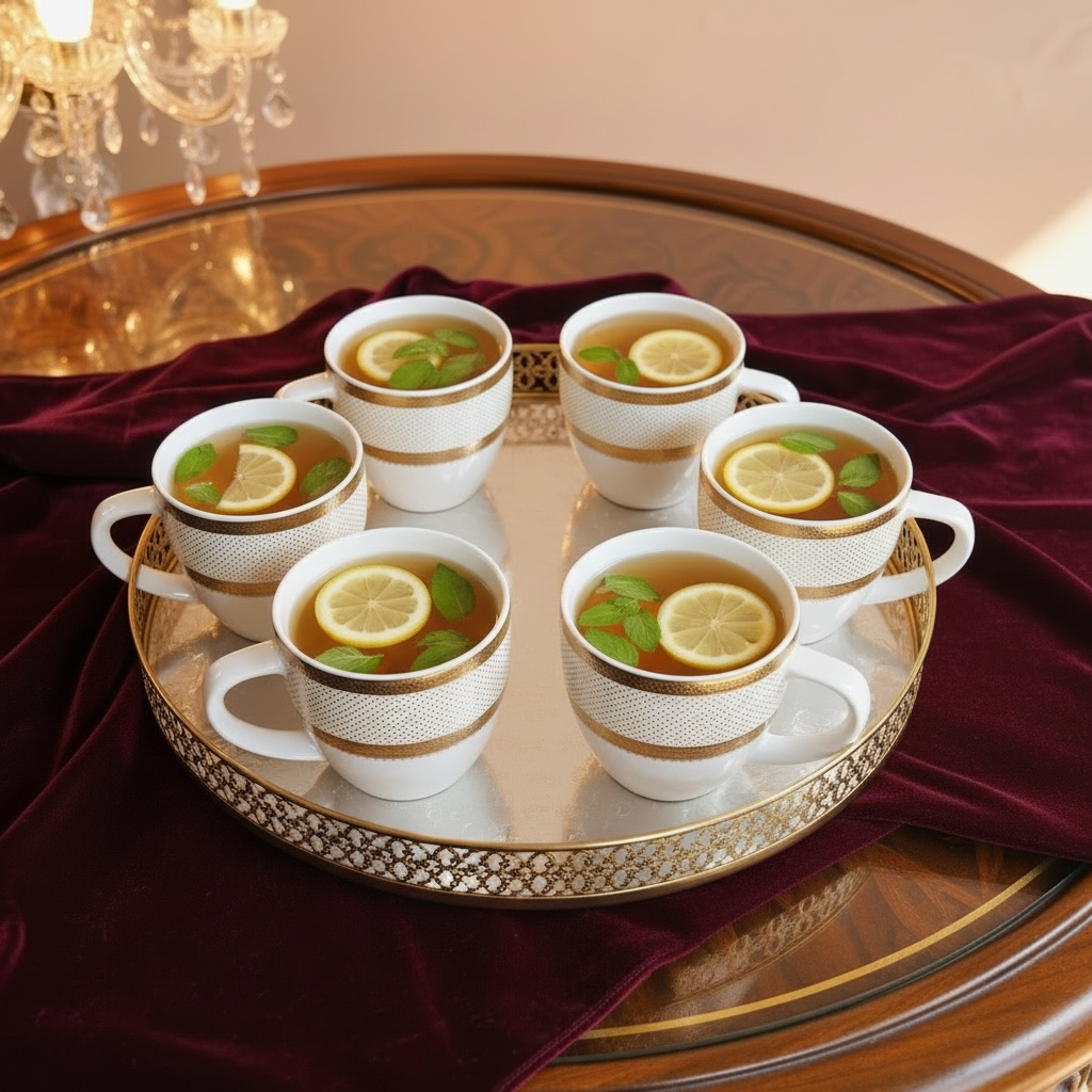 Sunehri Essence Royale Cup Set (6-Piece)