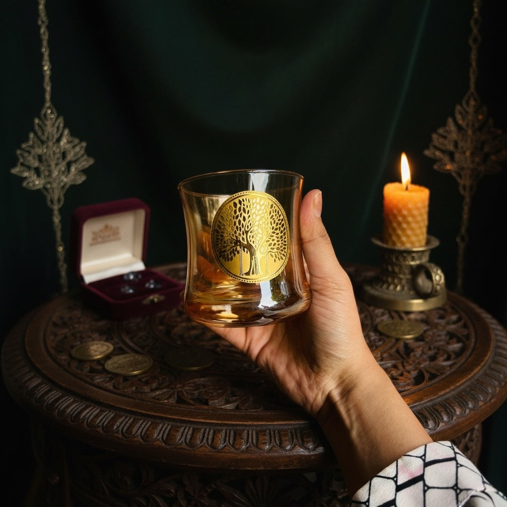 Emperor’s Reserve 24K Gold Crystal Glass Set (2 Pieces)-Turkey Crystalite collection (Copy)