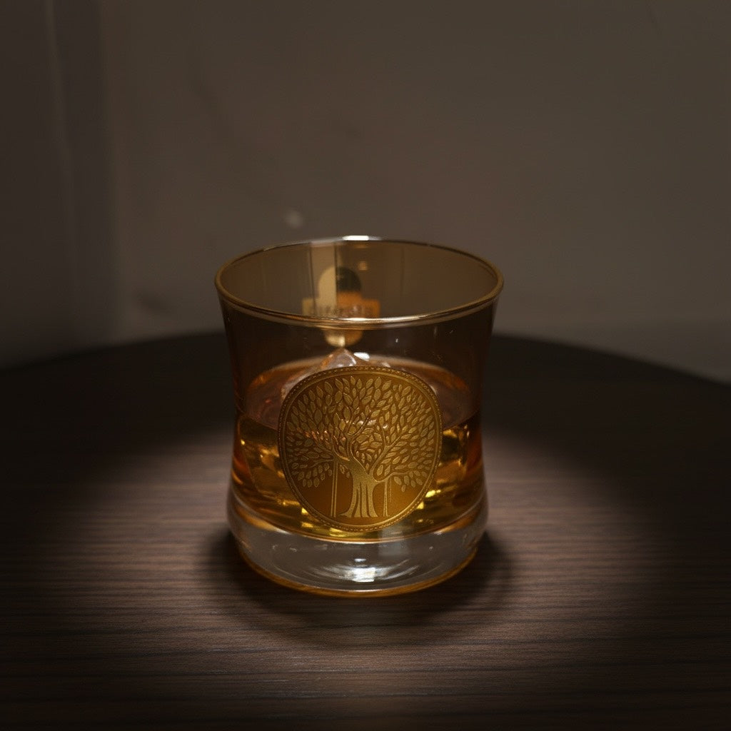 Emperor’s Reserve 24K Gold Crystal Glass Set (4 Pieces)-Turkey Crystalite collection