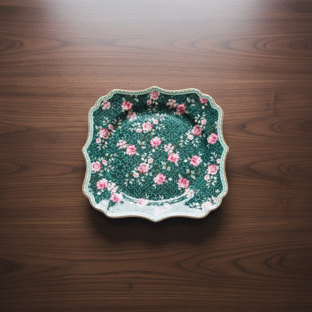 Jardin Mystique Tea Set (6 Cups, 6 Saucers & 6 Snack plates)