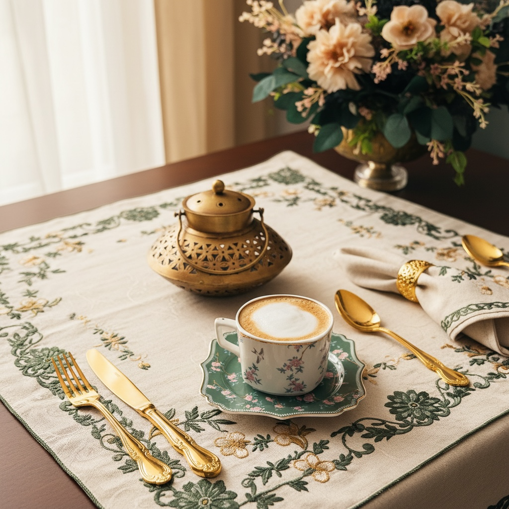 Mayfair Mystique Tea Set (12 Pieces; 6 Cups & 6 Saucers)