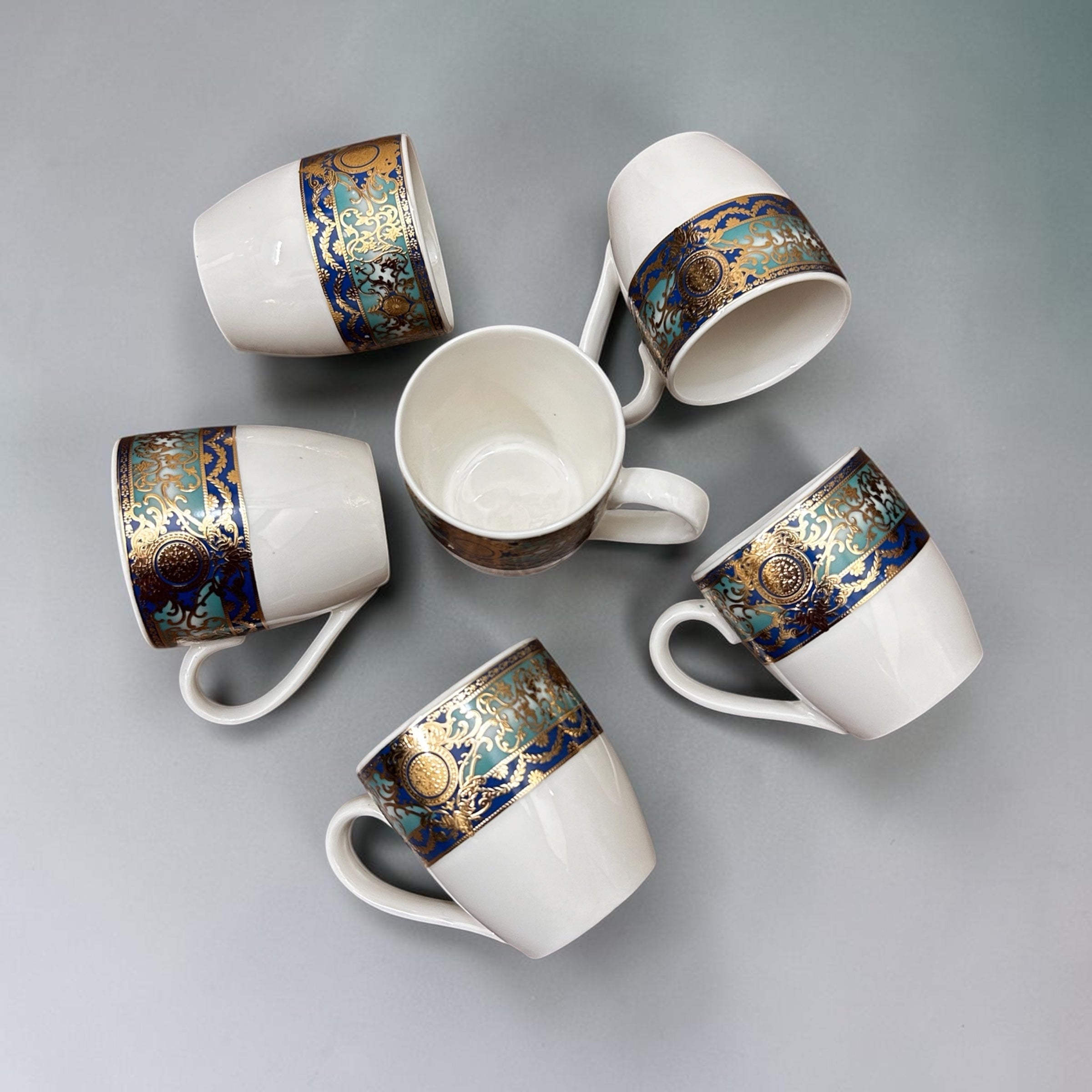 Noor-e-Mehfil Imperial Tea/Coffee Mug Set (6-Pieces) (Big Size)