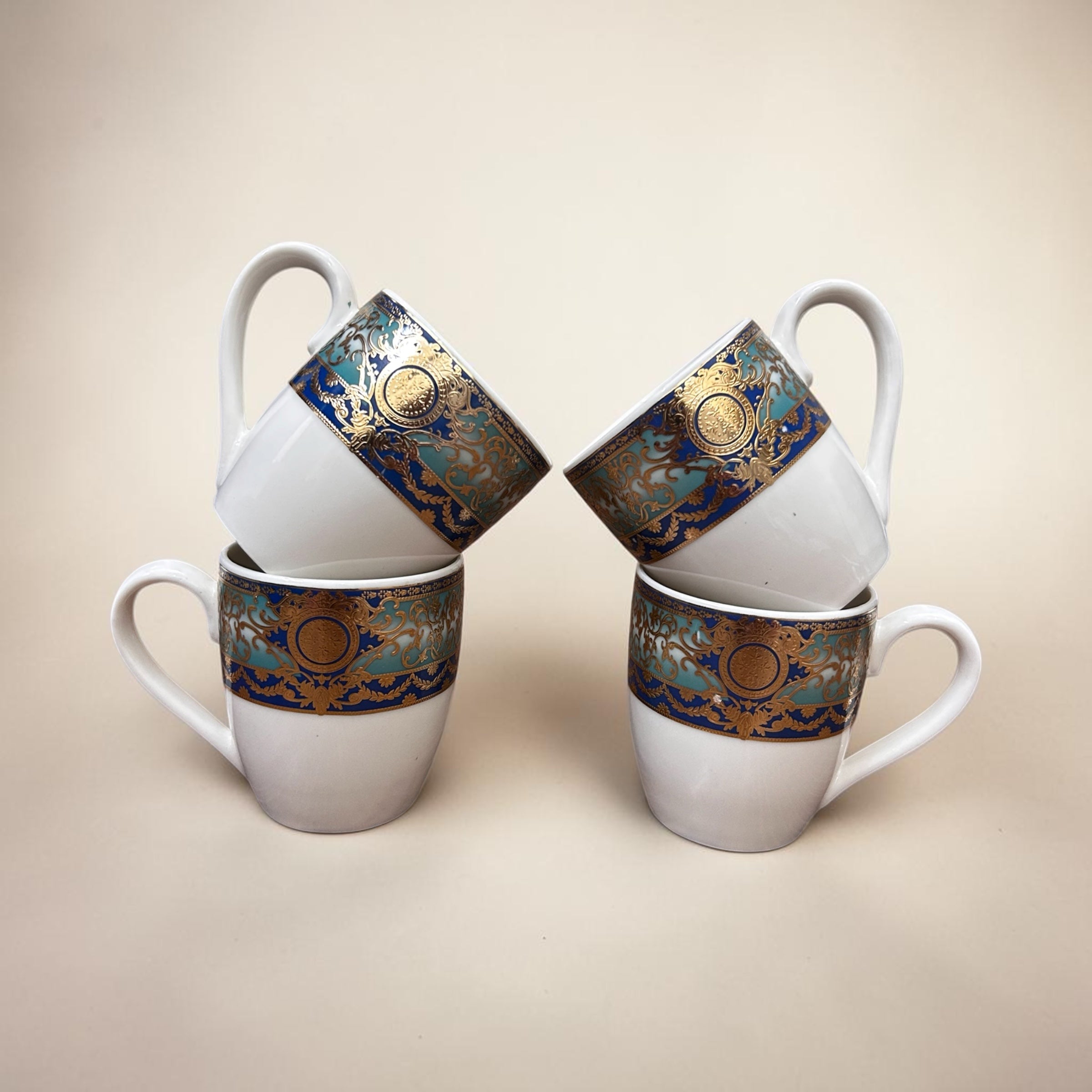 Noor-e-Mehfil Imperial Tea/Coffee Mug Set (6-Pieces) (Big Size)