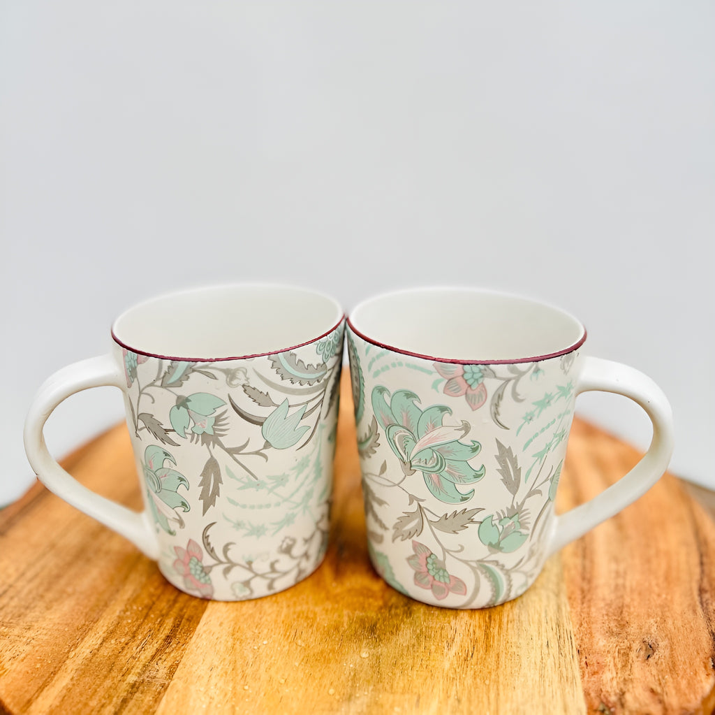 Pastel Bloom Floral Ceramic Mug