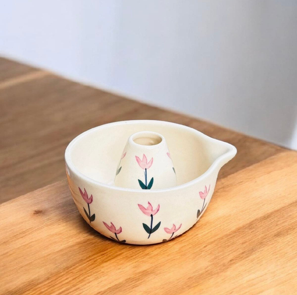 Pink Blossom Handcrafted Ceramic Matcha Set - Premium Ceramic & 100% Chemical Free